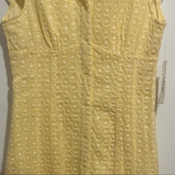 Ecologie Eyelet Lace Cap Sleeve A Line Dress - Picture 7 of 14